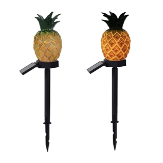 Ananas solcellelampe 